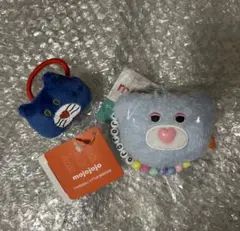 mojojojojo ビーズチェーン付きフェイスマスコット ヘアゴム　セット