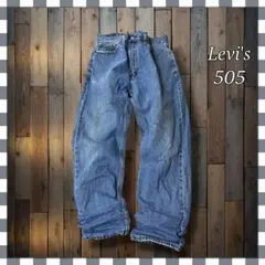Levi'sリーバイス 505 ストレート デニム ジーンズW38総丈108cmのサムネイル