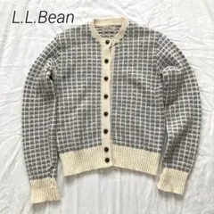 80s エルエルビーン　ヴィンテージ　厚手 ニット　カーディガン　レディースのサムネイル
