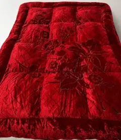 【値下げ交渉可】Royal Feather 掛け布団 レッド 花柄のサムネイル