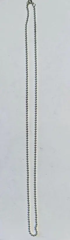 現品限り　シルバー925 ボールチェーンネックレス　（ティファニー調）56センチ