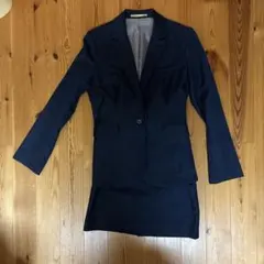 ORIHICA ネイビー スーツ スカート　ジャケット　セットアップ　洗える　M