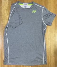 美品 ヨネックスYONEX V-DRY COOL グレー ユニS ゲームシャツ