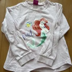 ディズニー アリエル 長袖 裏毛 120cm