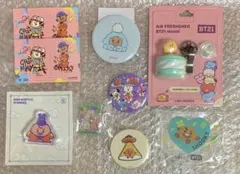 BT21 缶バッジ キーホルダー アクリルスタンド まとめ売り SHOOKY
