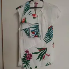 Desigual デシグアルアシメトリーブラウス