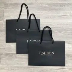 ローレン ラルフローレン ショップ袋 ショッパー 3枚セット プレゼント 紙袋