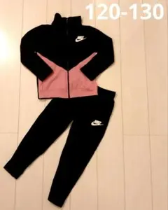 NIKE ジャージ セットアップ 黒×ピンク120-130