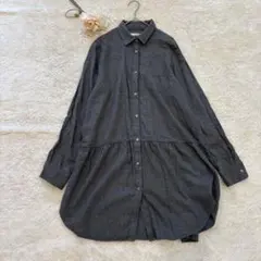 1165〈シュカ〉〈L〉チュニックワンピース/コットン100%/大きいサイズ