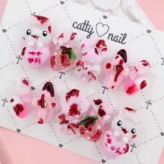 平成女児ネイル　女児ネイル　量産型ネイル　地雷系ネイル　萌　病み