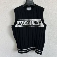 JACK BUNNY ブラック ノースリーブベスト