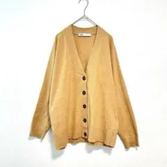 ZARA Vネック カーディガン キャメル　ベージュ　Sのサムネイル
