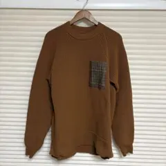 COMME CA COMMUNE ポケット付きニットセーター Mサイズ