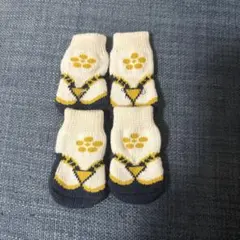 犬用靴下 滑り止め付き 花柄