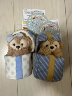 トゥインクリングタウン ダッフィー＆シェリーメイ ぬいぐるみチャーム