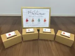 ドレス色当てクイズ（ボルドー、ブラウン、ダークグリーン、テラコッタ）