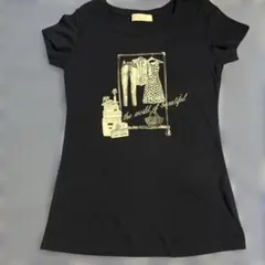 CECIL McBEE Tシャツ 紺色のサムネイル