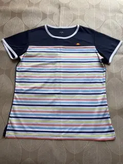 Ellesse テニスウェア　ネイビー ストライプ Mのサムネイル