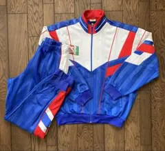 古着 90s ナイロンセットアップ L トリコロール 上下セット - メルカリ