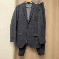 プラステ　ダークグレー カジュアルスーツ セット　ウォッシャブル軽量タイプ