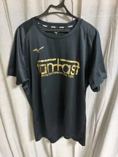 MIZUNO ミズノ スポーツシャツ ブラック XL