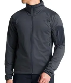 ノースフェイス BOROD フルジップ ジャケット Lサイズ グレー アウトドア