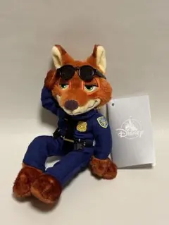 ニック・ワイルド 警察官 ぬいぐるみキーホルダー