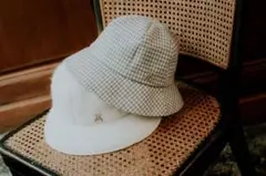 【美品】CA4LA バケハ　グレー