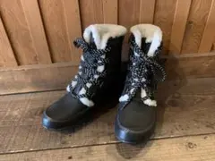 Reebokイージートーン.ムートンブーツ黒のサムネイル