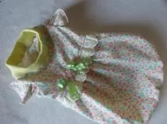 ★胴３８ｃｍ★小花柄のバルーンワンピース