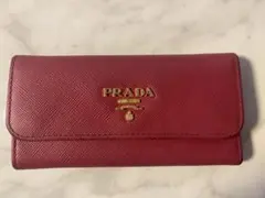 PRADA キーケース　ピンク　サフィアーノ