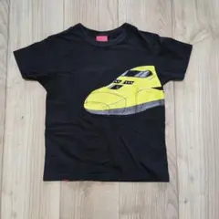 OJICO 新幹線ドクターイエローTシャツ 黒 120 半袖 男の子のサムネイル