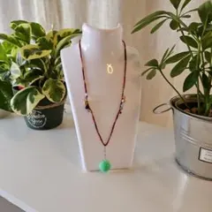 チョーカー、ネックレス、アンクレット☆ カジュアル、ミユキガラスビーズ、アクリル