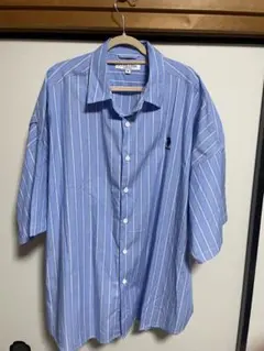【美品】　U.S. POLO ASSN. ストライプ 半袖シャツ M