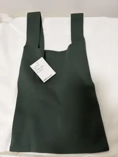 standard products ニットバッグ　グリーン