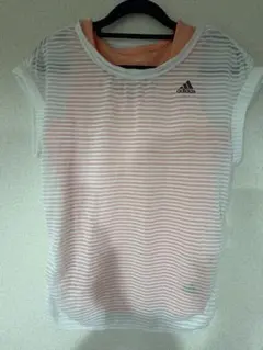 【２枚セット】adidas ストライプ 半袖 トップス