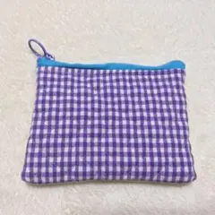 Button days “ふたつの柄を楽しむキルティングポーチ”