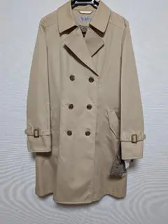 未着品　AOKI LES MUES タブルブレストトレンチコート レディース