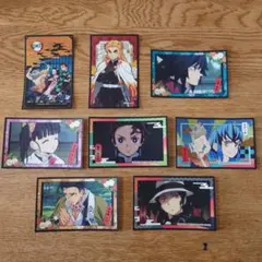 鬼滅の刃　デコステッカー　8枚セット