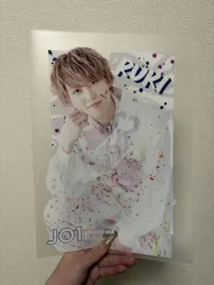 JO1 白岩瑠姫　A4クリアファイル×フォトカード