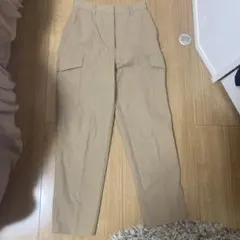 PLST コンパクトツイルワークパンツ カーゴパンツ　タックパンツ　XS