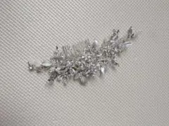 シルバー ヘッドドレス 花モチーフ