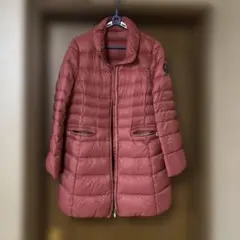 ピンク ダウンジャケット キルティング