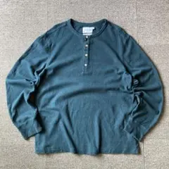 エジプト製 90s ヘンリーネック サーマル ロンT 希少 グランジ 大人気 