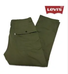 LEVI’S PREMIUM ワークパンツ オリーブ W33 リーバイスのサムネイル