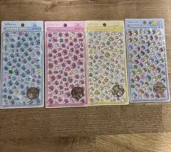 【正規品】しずくちゃん ボンボンドロップシール　ミニ　 4枚セット