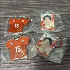 バレーボール日本代表 甲斐優斗 めじるしチャーム 写真ver. ユニVer.