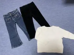 H&M セーターとデニム・コーデュロイパンツセット 92cm まとめ売り