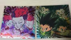 HUNTER×HUNTER ヒソカ ゴン　ウエハースシール 2枚セットのサムネイル