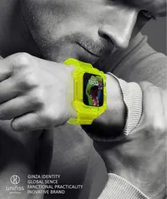 Apple Watch 一体型 上質 TPU素材 全面保護ケース アップル